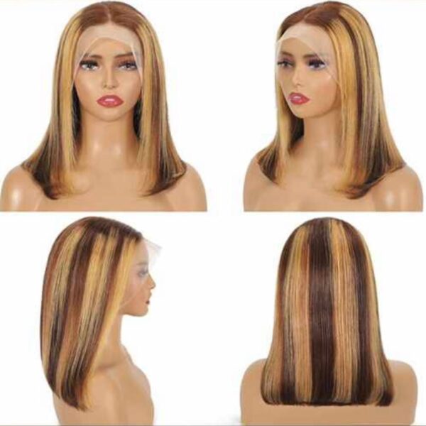 Piano 12inch 13*4 human hair